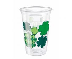 PZ 200 BICCHIERE COPPETTA CC 140 IN PLASTICA PER GELATO YOGURT FORATO
