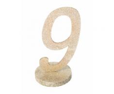 Centrotavola color champagne numero 9