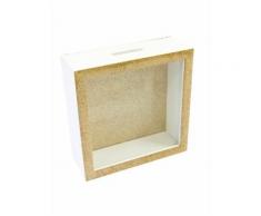 Scatola per messaggi in legno oro