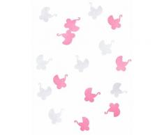 Coriandoli da tavolo carrozzine rosa
