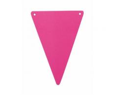 5 gagliardetti di carta fai da te colore fucsia