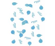 Coriandoli da tavola palloni blu cielo