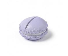 Segnaposto a forma di macaron in resina color lavanda