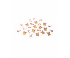 Coriandoli da tavola campanelle e bastoncini di zucchero