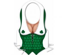 Grembiule plastica donna irlandese San Patrizio