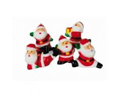 5 decorazioni per torta Babbo Natale