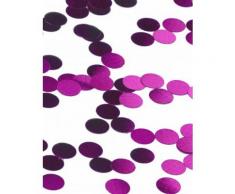 Coriandoli da tavola rotondi di colore fucsia