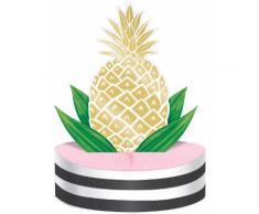 Centrotavola ananas dorata
