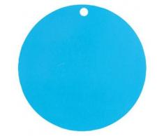 10 segnaposto in cartoncino di colore turchese