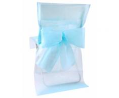 10 coprisedie Premium azzurre