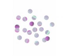 Coriandoli da tavola iridescenti