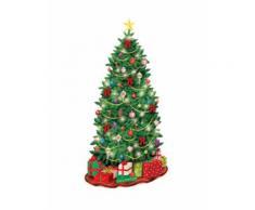Decorazione murale di cartone a forma di albero di Natale