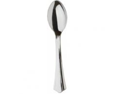 Lotto 10 cucchiai plastica simili acciaio inox
