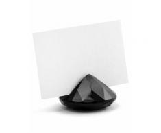10 segnaposto diamanti neri