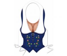 Grembiule di plastica da bavarese sexy Oktoberfest