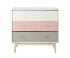 Maisons du Monde Comò vintage bianco, rosa e grigio Blush
