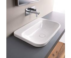 Ceramica Althea DIVA Slim - Lavabo incasso cm 65x43