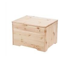 Pircher Cassapanca apribile in legno non verniciato