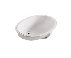 Galassia Lavabo denise ad incasso sottopiano bianco 57x43 cm