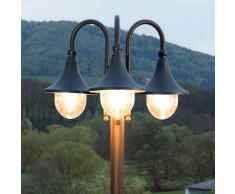 Lampenwelt.com Candelabro Daphne a tre luci