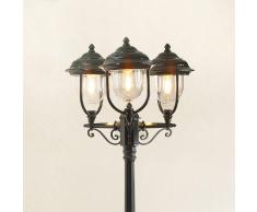 Konstmide Romantico candelabro a 3 lanterne PARMA, verde