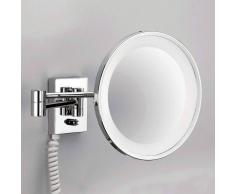 Decor Walther POINT - specchio cosmetico da parete, cromo