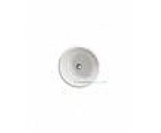 Lavabo D'Appoggio In Ceramica Bianco 40x40 Mod. Kali