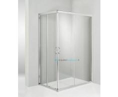 Box Doccia Angolare Porta Scorrevole 90x95 Cm Trasparente Altezza 180 Cm