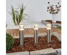 Set di 3 lampade LED a picchetto Lisou