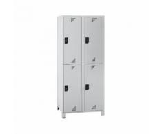 EUROKRAFT Armadio guardaroba, altezza scomparti 850 mm