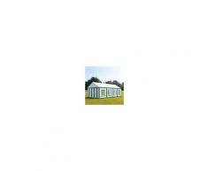 tendapro.it Tendone 4x8m PVC bianco-verde Gazebo per Feste e Giardino