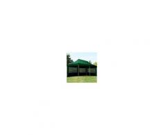tendapro.it Gazebo Pieghevole ALU 3x6m Poliestere professionale con rivestimento PVC verde scuro Padiglione Richiudibile Automatico