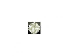 Lampadario moderno camera cucina salone Sfera FIOCCO bianco 35 cm MONTATO