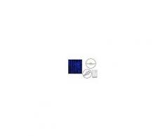 Luci natalizie prolungabili led effetto pioggia tenda luminosa per esterno 192 led luce blu