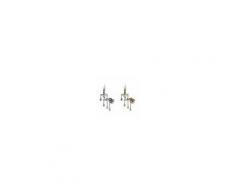 universo Applique candelabro gocce pendenti cristallo acrilico attacco E14 E34