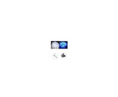 Luci natalizie led esterno filo trasparente catena serie da 180 e 480 led luce bianca e blu impermeabili IP44