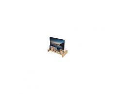 Supporto monitor scrivania legno rialzo computer pc legno 7 scomparti 68803