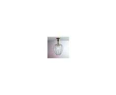 7432515730746Granada - Plafoniera Sogni di Cristallo Colore : ambra - Seleziona il numero di Luci : 1 - Dimensioni : Diametro 30 cm x Altezza 59 cm - In Vetro di Murano