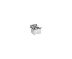 GAM International Friggitrice elettrica Vasca doppia 4 + 4 Litri
