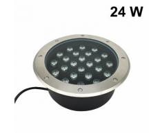 Faretto da incasso LED 24W 230v 24x1w calpestabile carrabile FE62-24W