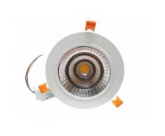 Faro LED incasso 24W Cob Fascio Orientabile controsoffitto con alimentatore Led