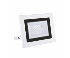 Faro LED 50W Slim Versione Bianca per esterno lampada Fari led