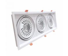 Faretto Led da incasso 54W 3x18w ar111 Faro led CoB incasso Orientabile