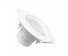 Faretto LED COB 8w orientabile rotondo foro incasso 60-75 mm Fi44-8W