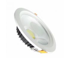 Faretto LED incasso 40W rotondo fari led da incasso cob con molle e driver incluso