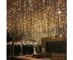 Ghirlanda a tenda 16 pendenti 320 led IP44 luce Calda 3 metri GHI-320LED-YE