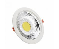 Faretto LED 30W da incasso bordo bianco illuminazione incasso