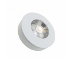 Faretto led mini 5w fissaggio a parete muro armadi vetrine BIANCO