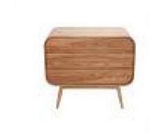 Miliboo Cassettiera design frassino 3 cassetti BJORG-