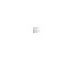 Miliboo Cassettiera design laccata bianco 4 cassetti TED-